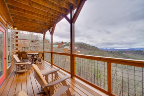 Mtn-View Cabin with Hot Tub and Balcony in Sevierville